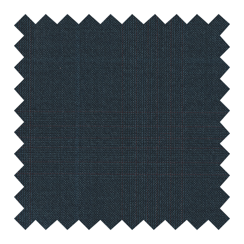 1880/4431 100% LANA GALES VERDE CUADROS AZULES