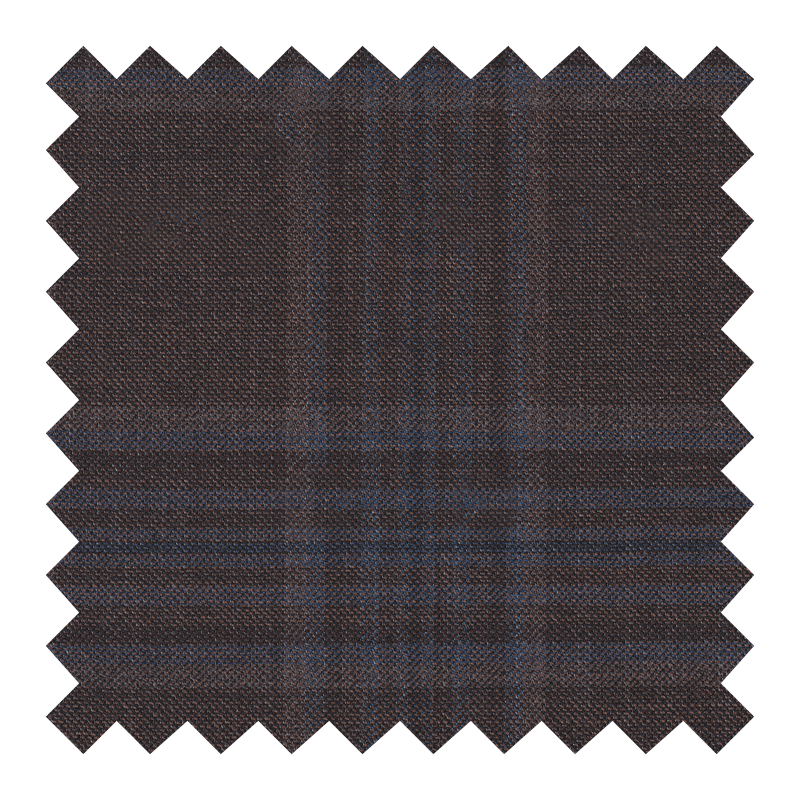 3330/0689 95% LANA 5% SEDA CAFE A CUADROS