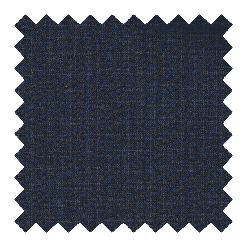 162/2956 AZUL A CUADRITOS 100% LANA Preagotado