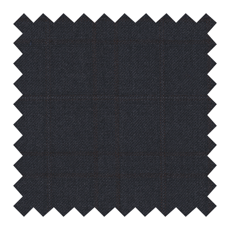 1771/2172 GRIS A CUADROS VENTANA CAFE 100% LANA Poca disponibilidad *