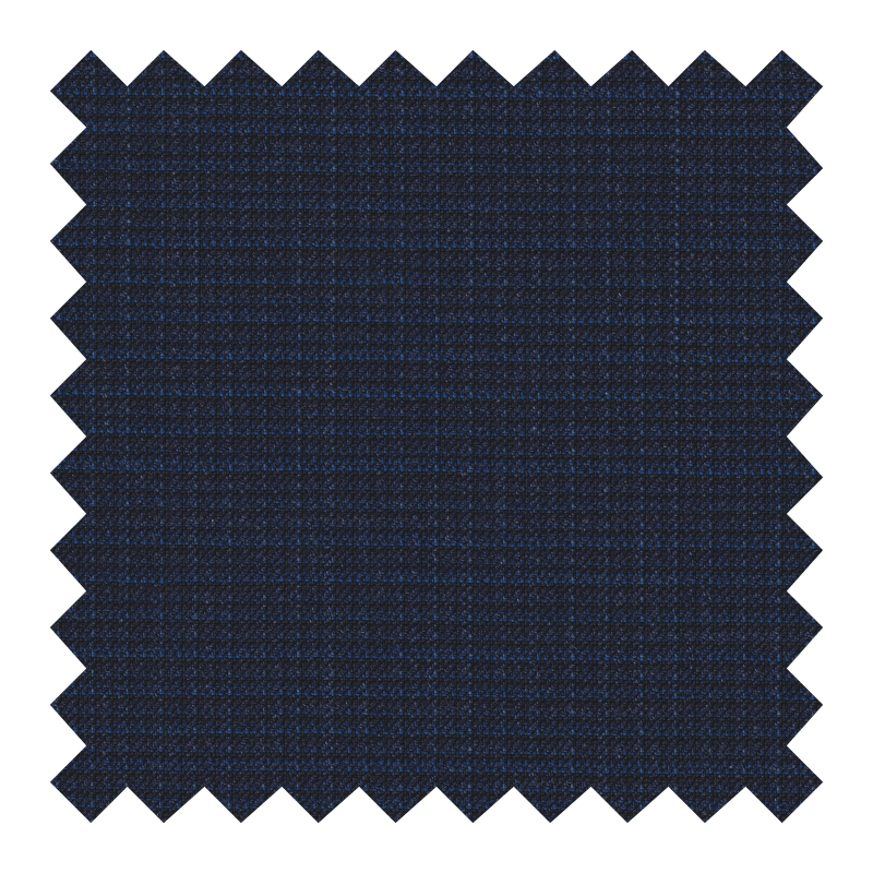 1880/2822 AZUL CUADROS 100% LANA Poca disponibilidad