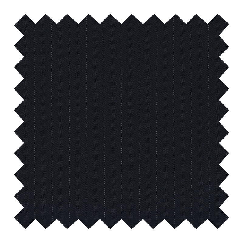 198/0584 NEGRO A RAYAS 100% LANA 15MILMIL15 *