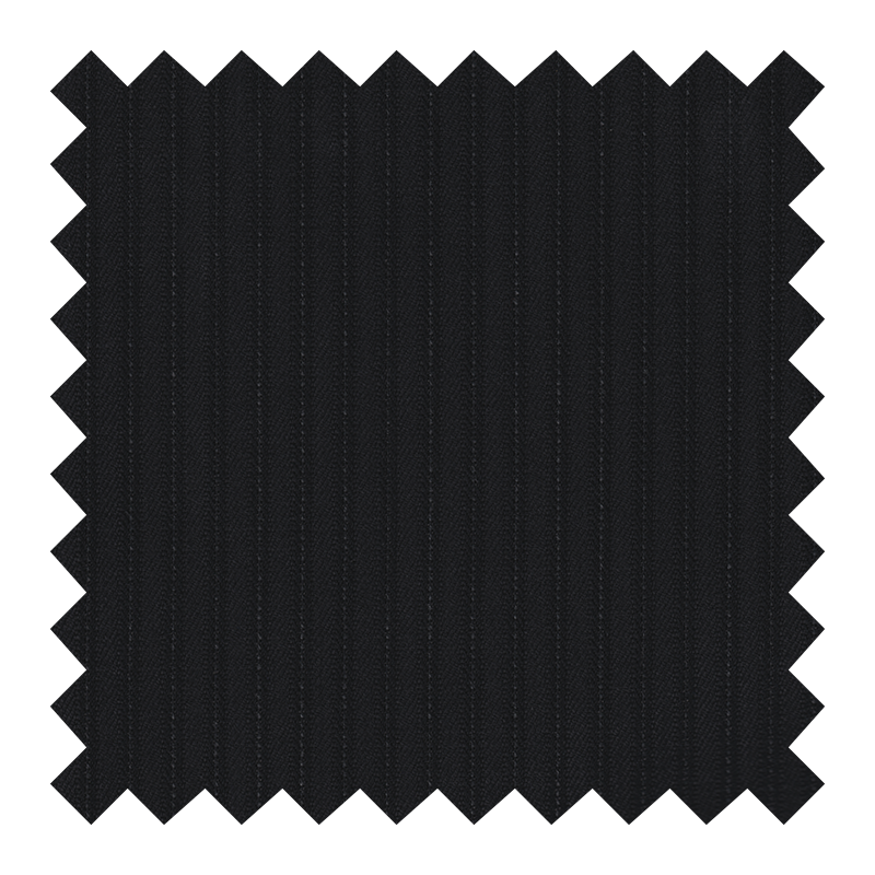 2630/0134 NEGRO A RAYAS 100% LANA