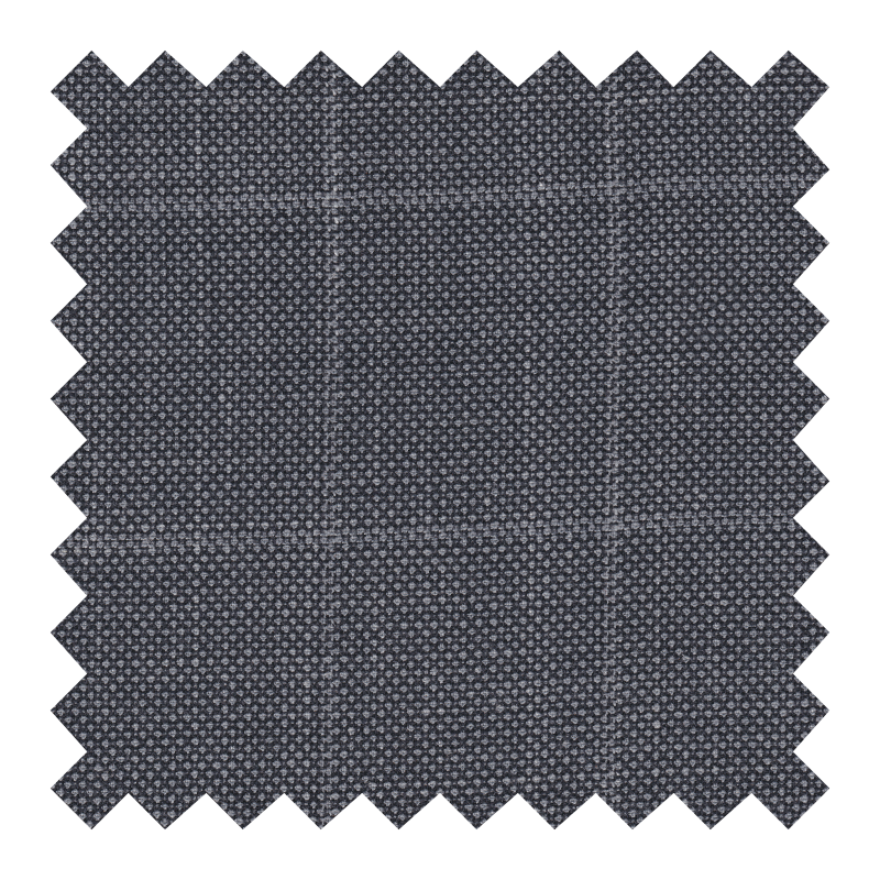 4911/0081 OJO DE PERDIZ GRIS CON VENTANAS 86% LANA 8% LINO 6% SEDA