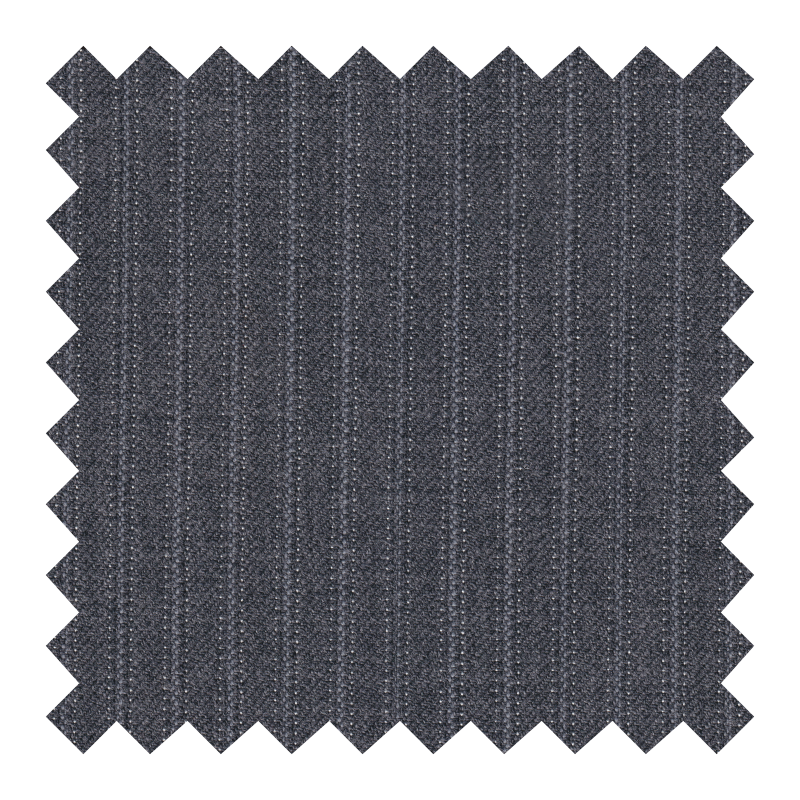 T81/0014 GRIS A RAYAS 100% LANA