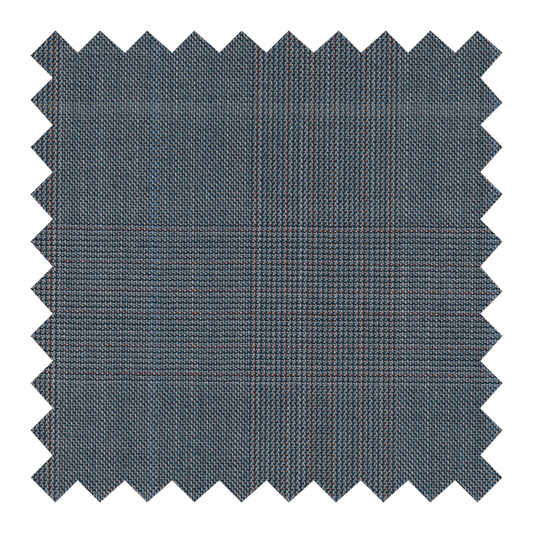 1880/4430 100% LANA GALES GRIS RAYAS AZULES