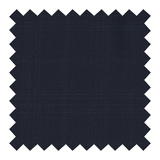 2521/0383 100% LANA CUADROS Y VENTANAS AZUL Poca disponibilidad