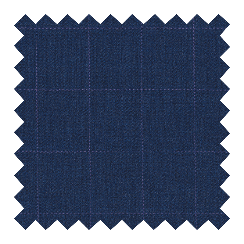 T6/1019 100% LANA AZUL VENTANAS LILAS