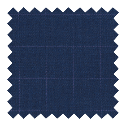 T6/1019 100% LANA AZUL VENTANAS LILAS