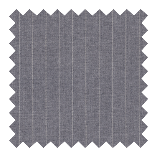 T7/157 NUEVO 100% LANA GRIS CLARO RAYA DE GIS
