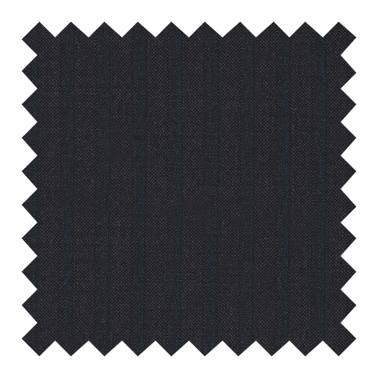 162/2860 GRIS RAYAS AZULES 100% LANA Pocos Mts.