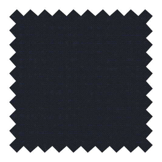 1880/2952 NEGRO CUADRITOS AZULES 100% LANA Pocos Mts.