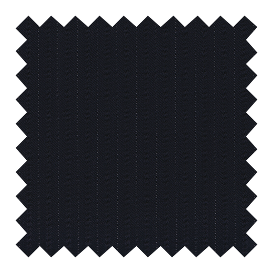 198/0584 NEGRO A RAYAS 100% LANA 15MILMIL15 *